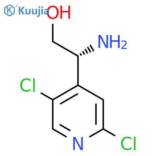 (2R)-2-amino-2-(2,5-dichloropyridin-4-yl)ethan-1-ol structure