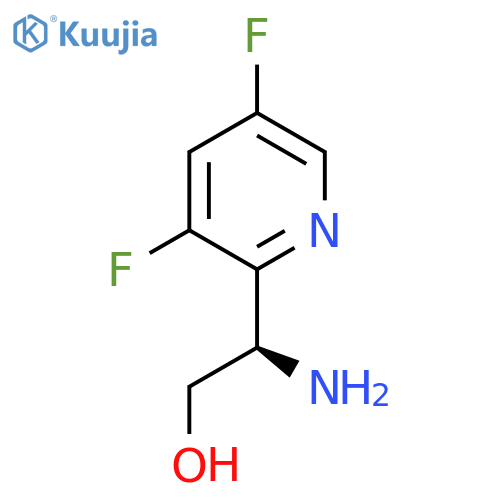 (R)-2-Amino-2-(3,5-difluoropyridin-2-yl)ethanol structure
