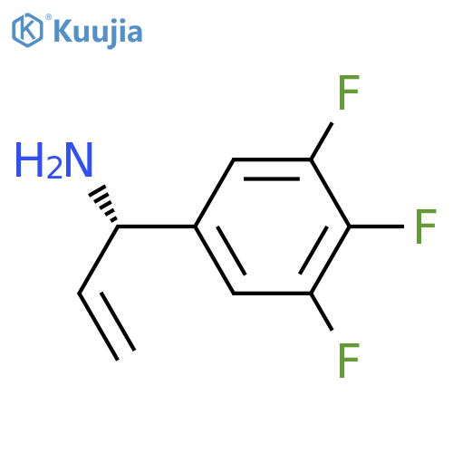 (1S)-1-(3,4,5-TRIFLUOROPHENYL)PROP-2-ENYLAMINE structure