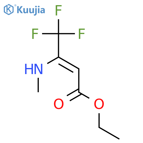 Ethyl 4,4,4-trifluoro-3-(methylamino)but-2-enoate structure