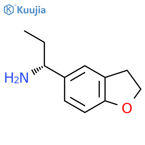 (1R)-1-(2,3-dihydro-1-benzofuran-5-yl)propan-1-amine structure