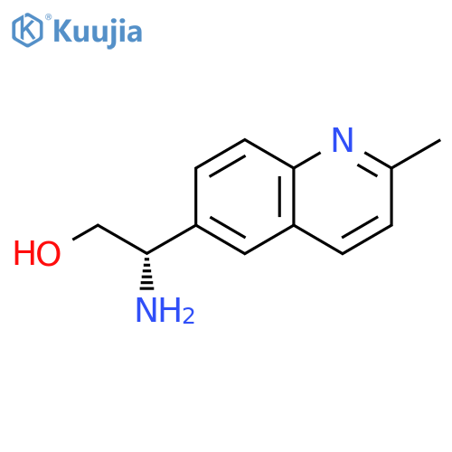 (2S)-2-amino-2-(2-methylquinolin-6-yl)ethan-1-ol structure