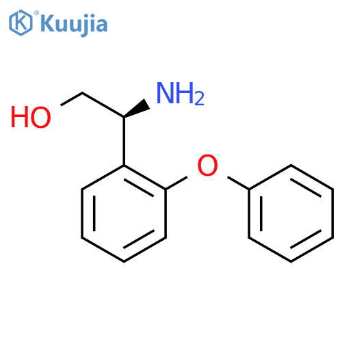 (2S)-2-amino-2-(2-phenoxyphenyl)ethan-1-ol structure