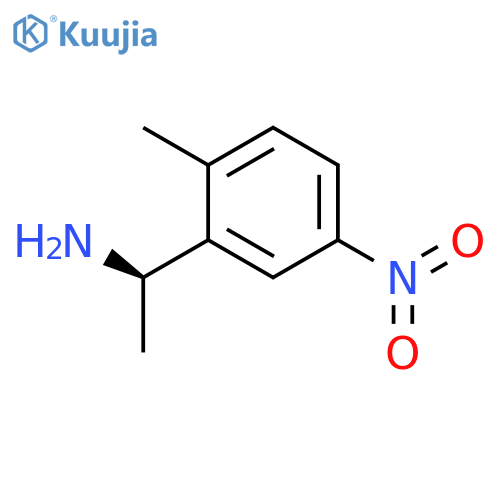 (1R)-1-(2-methyl-5-nitrophenyl)ethan-1-amine structure