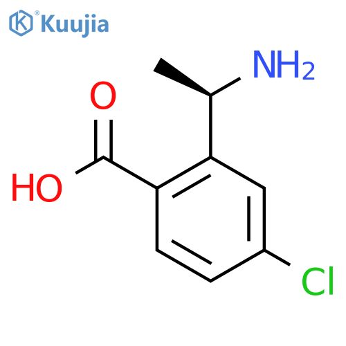 Benzoic acid, 2-[(1R)-1-aminoethyl]-4-chloro- structure