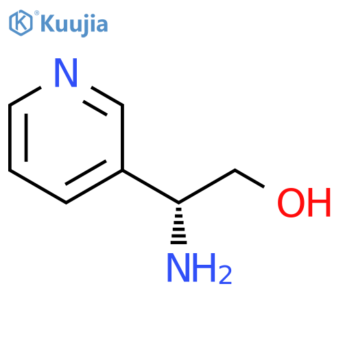 (2R)-2-amino-2-(pyridin-3-yl)ethan-1-ol structure