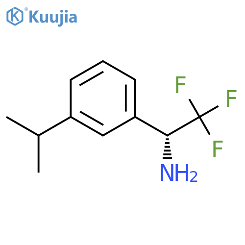 (R)-2,2,2-TRIFLUORO-1-(3-ISOPROPYL-PHENYL)-ETHYLAMINE structure