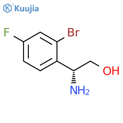 (2R)-2-AMINO-2-(2-BROMO-4-FLUOROPHENYL)ETHAN-1-OL structure
