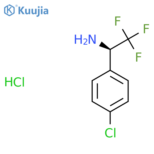 (R)-2,2,2-Trifluoro-1-(4-chloro-phenyl)-ethylamine hydrochloride structure