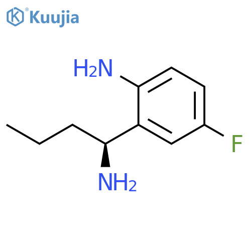 2-((1S)-1-AMINOBUTYL)-4-FLUOROPHENYLAMINE structure