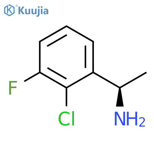 (1R)-1-(2-chloro-3-fluorophenyl)ethan-1-amine structure