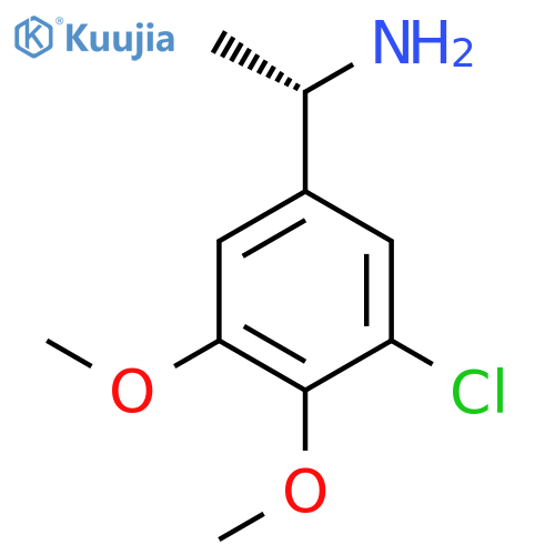(1S)-1-(3-chloro-4,5-dimethoxyphenyl)ethan-1-amine structure