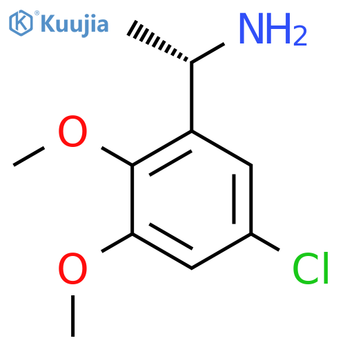 (1S)-1-(5-chloro-2,3-dimethoxyphenyl)ethan-1-amine structure