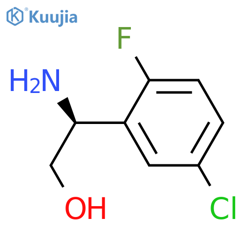 (2S)-2-amino-2-(5-chloro-2-fluorophenyl)ethan-1-ol structure