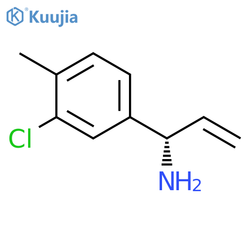 (1S)-1-(3-CHLORO-4-METHYLPHENYL)PROP-2-ENYLAMINE structure