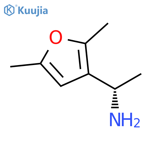 (1S)-1-(2,5-dimethylfuran-3-yl)ethan-1-amine structure