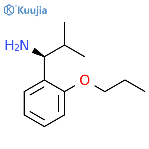 (1S)-2-METHYL-1-(2-PROPOXYPHENYL)PROPYLAMINE structure