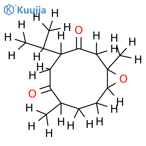 (1R,10R)-Epoxy-(-)-1,10-dihydrocurdione structure