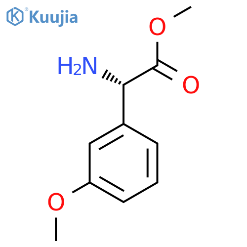 Methyl (2S)-2-amino-2-(3-methoxyphenyl)acetate structure