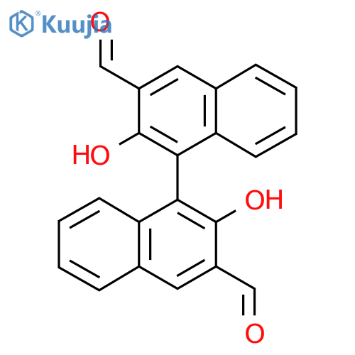 (R)-2,2'-Dihydroxy-[1,1'-binaphthalene]-3,3'-dicarboxaldehyde structure