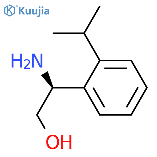 (2S)-2-amino-2-2-(propan-2-yl)phenylethan-1-ol structure