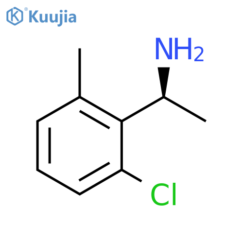 (1S)-1-(2-chloro-6-methylphenyl)ethan-1-amine structure