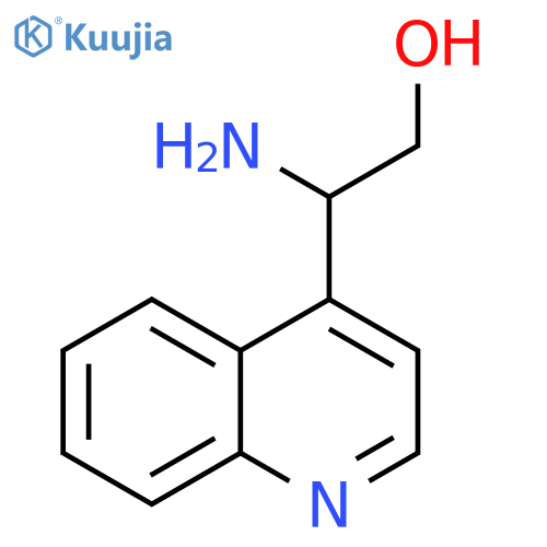 (2S)-2-amino-2-(quinolin-4-yl)ethan-1-ol structure