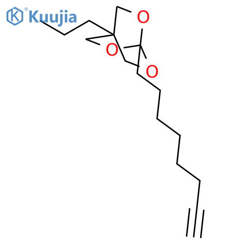 2,6,7-Trioxabicyclo[2.2.2]octane, 1-(7-octynyl)-4-propyl- structure