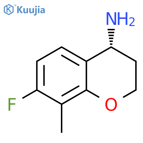 (4R)-7-FLUORO-8-METHYLCHROMANE-4-YLAMINE structure