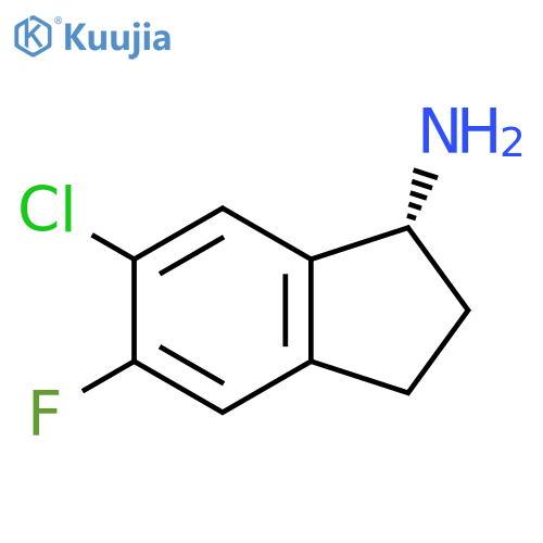 (1R)-6-CHLORO-5-FLUOROINDANYLAMINE structure