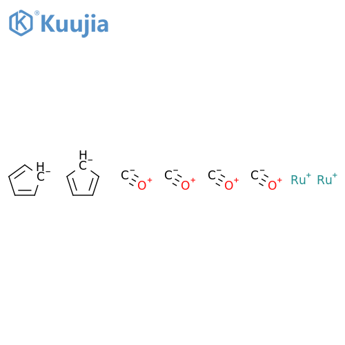 Ruthenium, di-m-carbonyldicarbonylbis(h5-2,4-cyclopentadien-1-yl)di-,(Ru-Ru) structure
