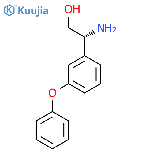 (2R)-2-amino-2-(3-phenoxyphenyl)ethan-1-ol structure