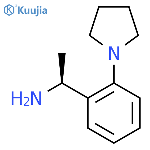 (1S)-1-2-(pyrrolidin-1-yl)phenylethan-1-amine structure