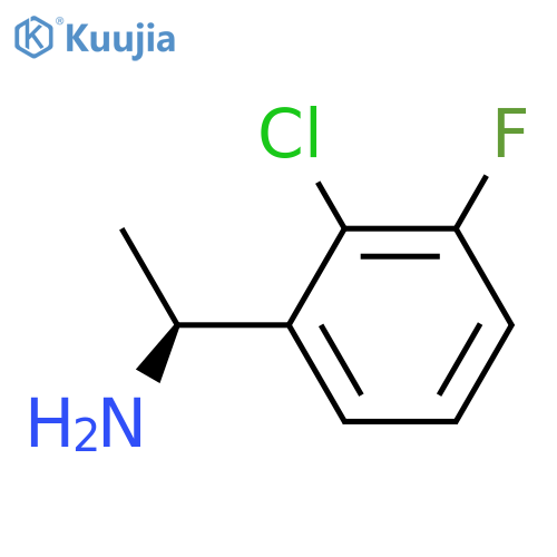 (1S)-1-(2-chloro-3-fluorophenyl)ethan-1-amine structure