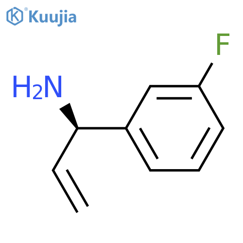 (1R)-1-(3-FLUOROPHENYL)PROP-2-ENYLAMINE structure