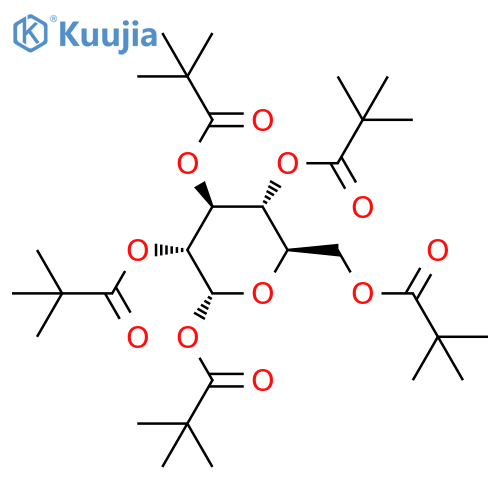 1,2,3,4,6-Penta-O-pivaloyl-a-D-glucopyranoside structure
