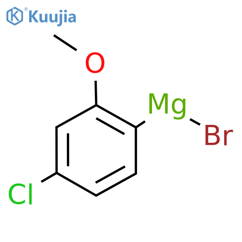 4-Chloro-2-methoxyphenylmagnesium bromide structure