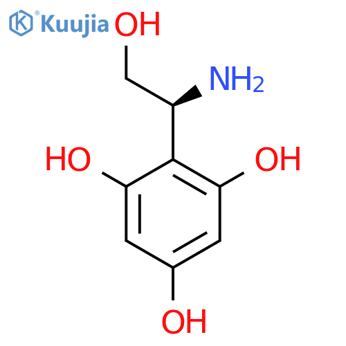 2-(1S)-1-amino-2-hydroxyethylbenzene-1,3,5-triol structure