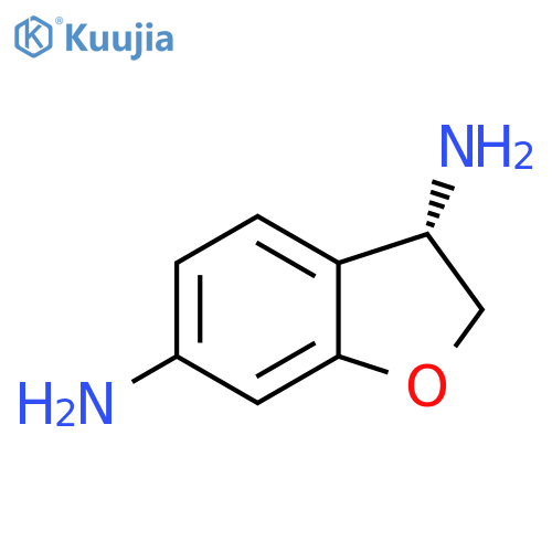 (3S)-2,3-DIHYDRO-1-BENZOFURAN-3,6-DIAMINE structure