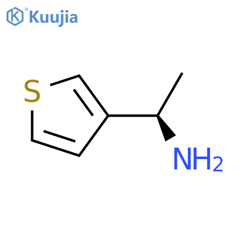 (1R)-1-(thiophen-3-yl)ethan-1-amine structure