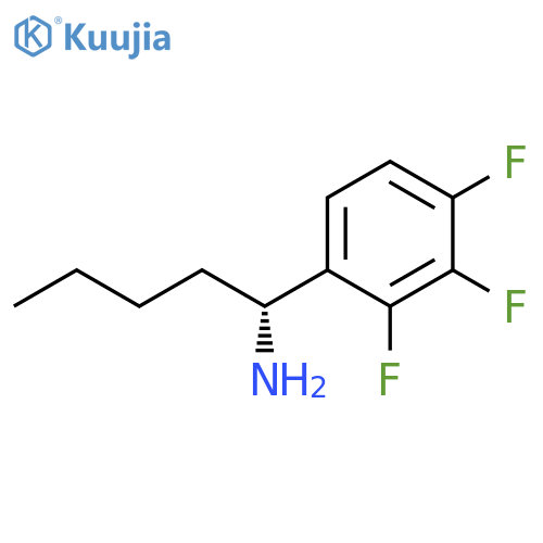 (1R)-1-(2,3,4-TRIFLUOROPHENYL)PENTYLAMINE structure