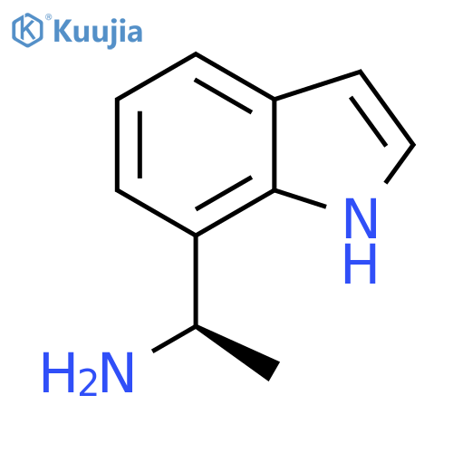 (1R)-1-(1H-indol-7-yl)ethan-1-amine structure