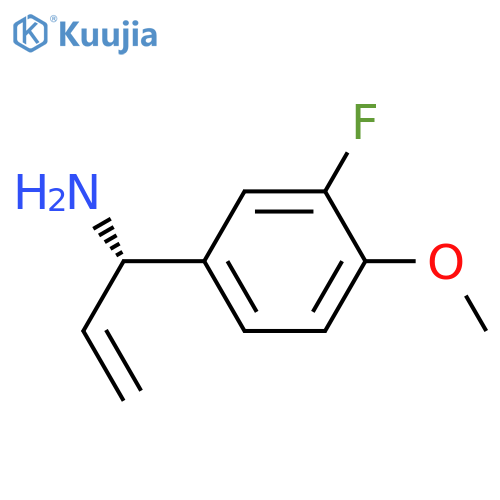 (1S)-1-(3-FLUORO-4-METHOXYPHENYL)PROP-2-ENYLAMINE structure