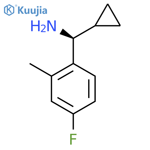 (S)-Cyclopropyl(4-fluoro-2-methylphenyl)methanamine structure