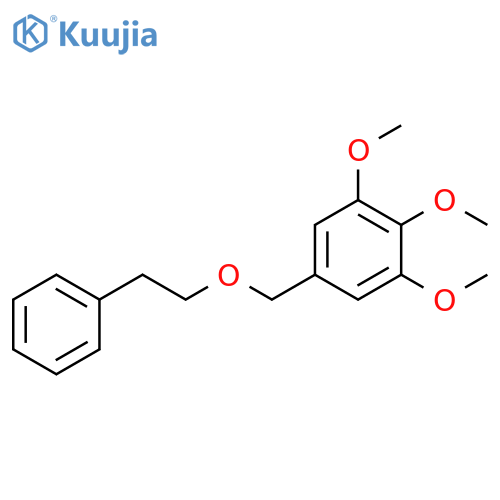 Benzene, 1,2,3-trimethoxy-5-[(2-phenylethoxy)methyl]- structure