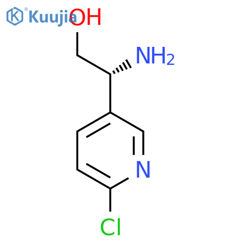 (2R)-2-amino-2-(6-chloropyridin-3-yl)ethan-1-ol structure