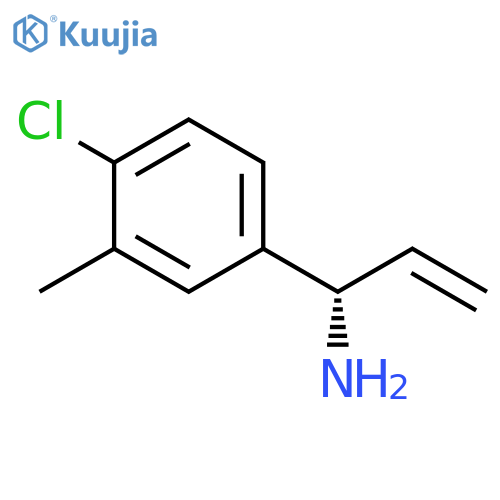 (1S)-1-(4-CHLORO-3-METHYLPHENYL)PROP-2-ENYLAMINE structure