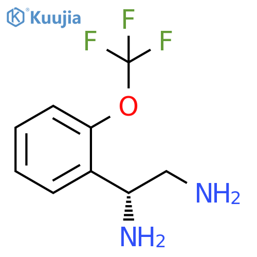 (1R)-1-[2-(TRIFLUOROMETHOXY)PHENYL]ETHANE-1,2-DIAMINE structure