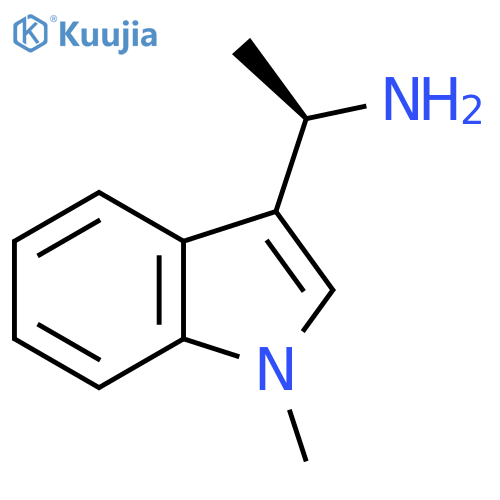(1R)-1-(1-methyl-1H-indol-3-yl)ethan-1-amine structure