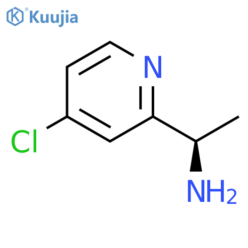 (1R)-1-(4-chloropyridin-2-yl)ethan-1-amine structure
